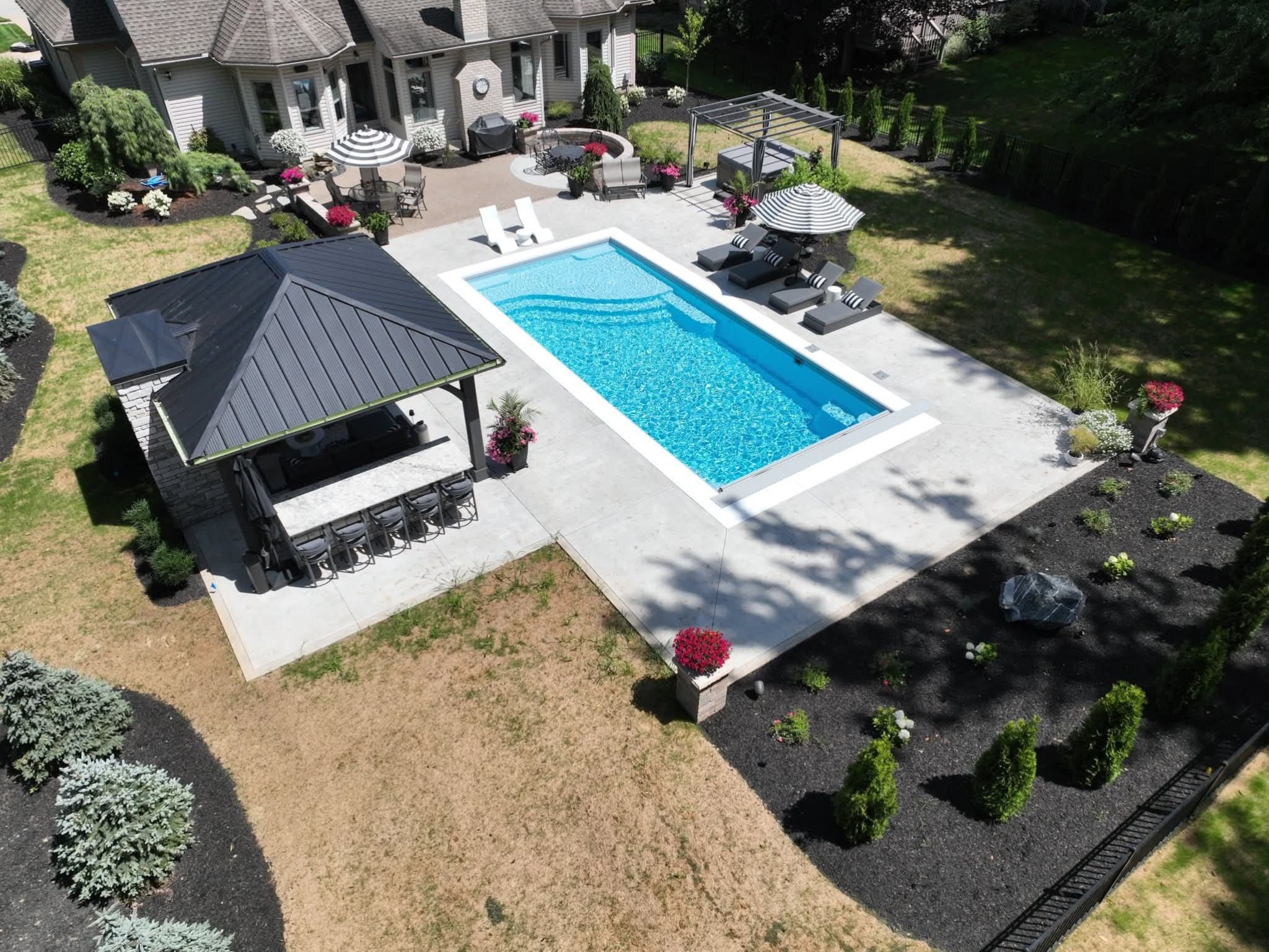 Pool Landscaping after Lancaster, PA